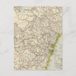 New South Wales 3 Postkarte