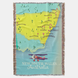 New South Wales Australia Map Decke