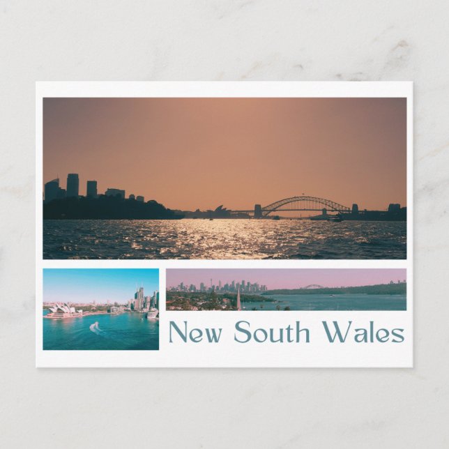 New South Wales Postkarte (Vorderseite)