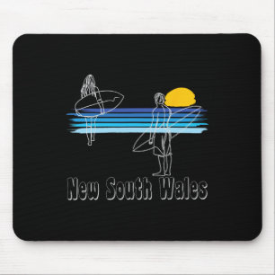 New South Wales Surfen Strand Surf-Typ Mädchen Mousepad