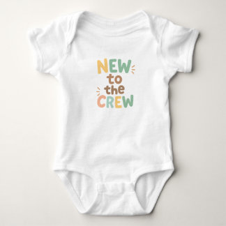 New to the Crew Baby Bodysuit Design Strampler