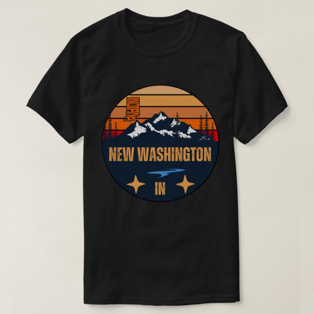 New Washington, Indiana T-Shirt (Design vorne)