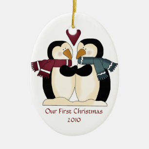 New Wed Penguins Ornament