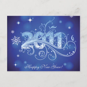 New Year 2011 Postcard Feiertagspostkarte