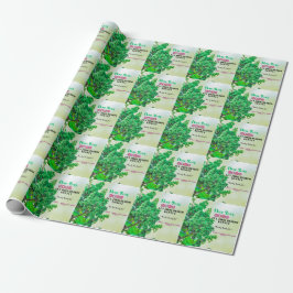 New Year 2026 Coffee Mug with Nature Forest Design Geschenkpapier