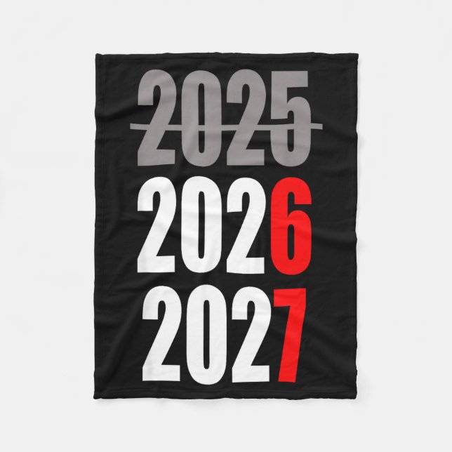 New Year 2026 Funny 67 New Year's Eve Party  Fleecedecke (Vorderseite)