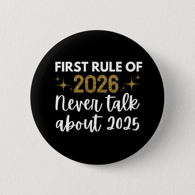New year 2026 Funny  Button (Vorderseite)