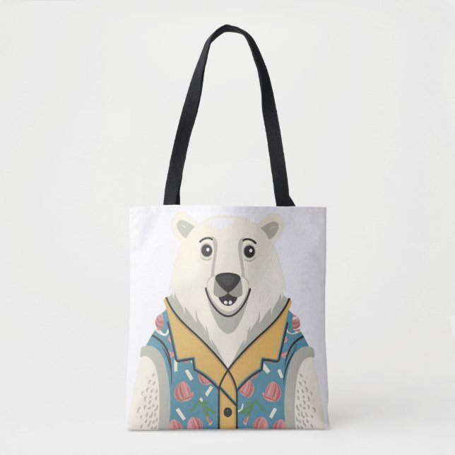 New Year and funny and happy animals Tasche (Vorderseite)