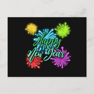 New Year carte postale contents