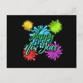 New Year carte postale contents