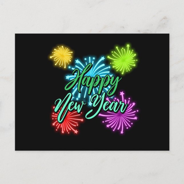 New Year carte postale contents (Devant)