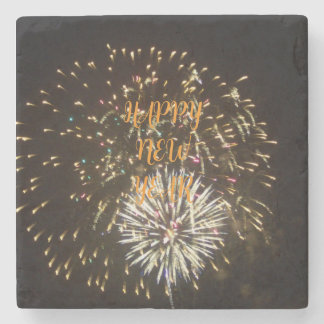 New Year Eve Party Decoration - Fireworks Coaster Steinuntersetzer