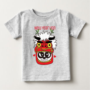 New Year Lion Baby T-shirt