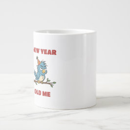 New Year, Old me Jumbo-Tasse