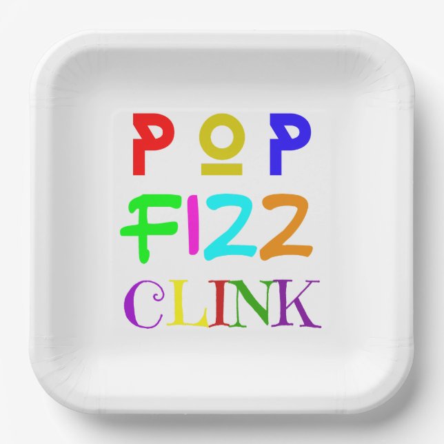 New Year Pappteller (Vorderseite)