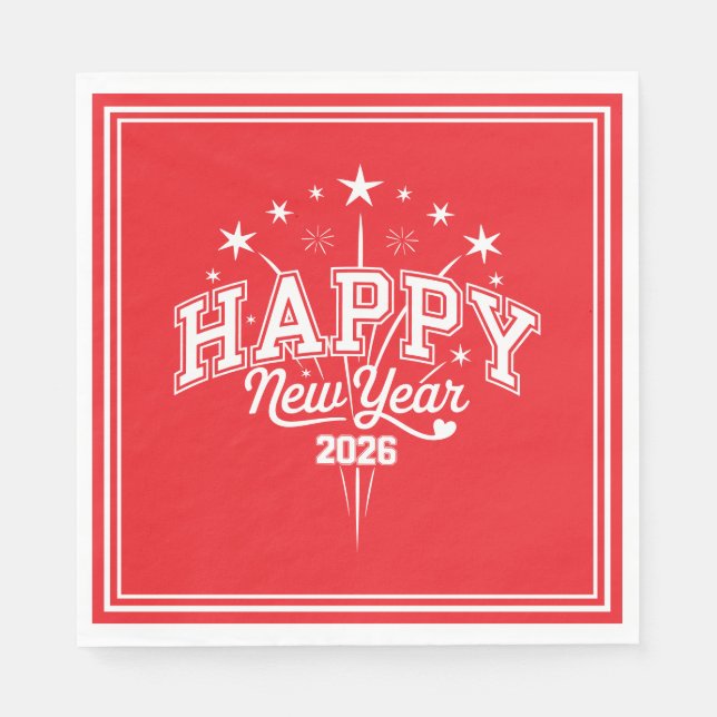 New Year Serviette (Vorderseite)