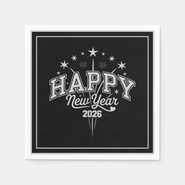 New Year Serviette (Vorderseite)