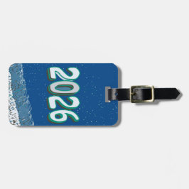 New year travel  gepäckanhänger