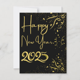 New Years Card 2025 Feiertagskarte