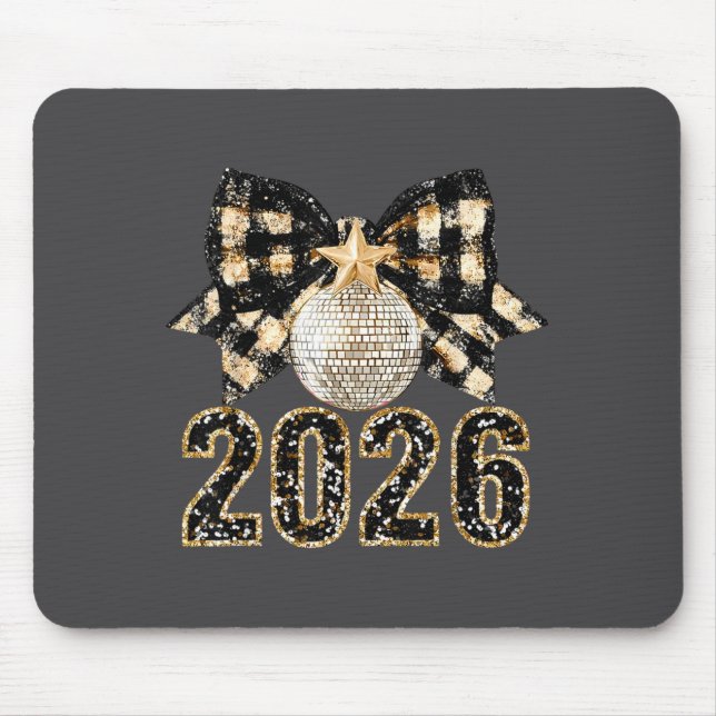 New Years Eve Party Supplies 2026 Happy New Year F Mousepad (Vorne)