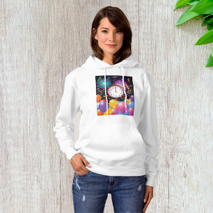 New Years Party Womens Hoodie