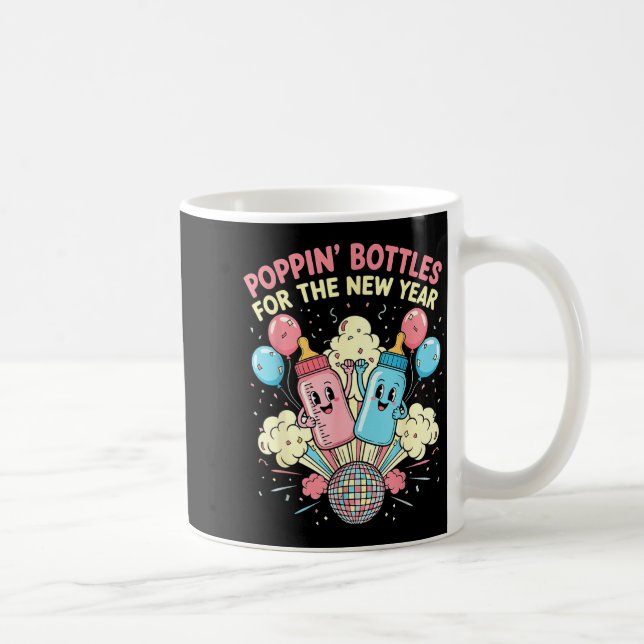 New Years Shirt, Nurse Png Bottles For The New Yea Kaffeetasse (Rechts)