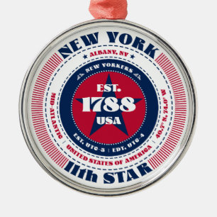New York 11. Staat Weihnachtsschmuck