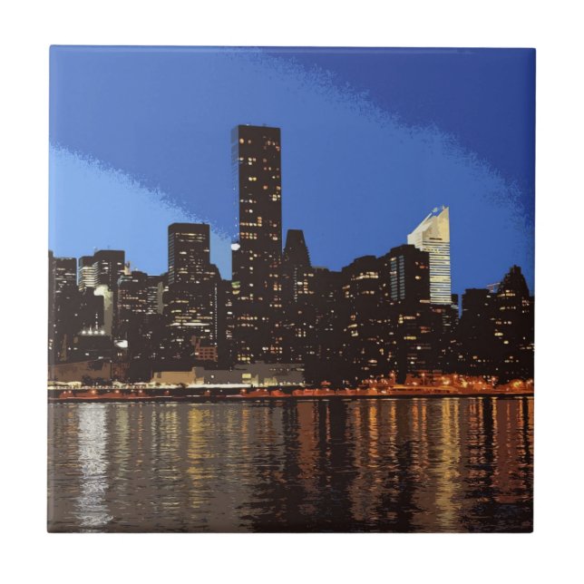 New York 2001 Fliese (Vorderseite)