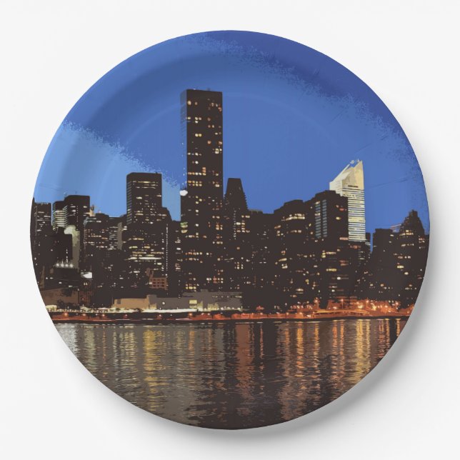 New York 2001 Pappteller (Vorderseite)