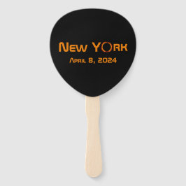 New York 2024 Total Solar Eclipse Fächer
