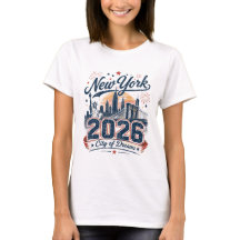 New York 2026 City of Dreams Vintage T-Shirt
