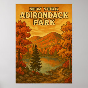 New York Adirondack Park V02 Poster