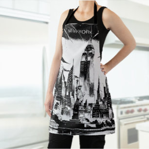 New York All-over-Print-Schürze Schürze