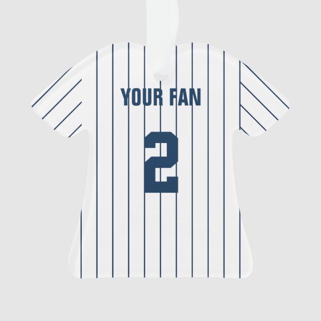 New York American Baseball Jersey Ornament (Vorderseite)