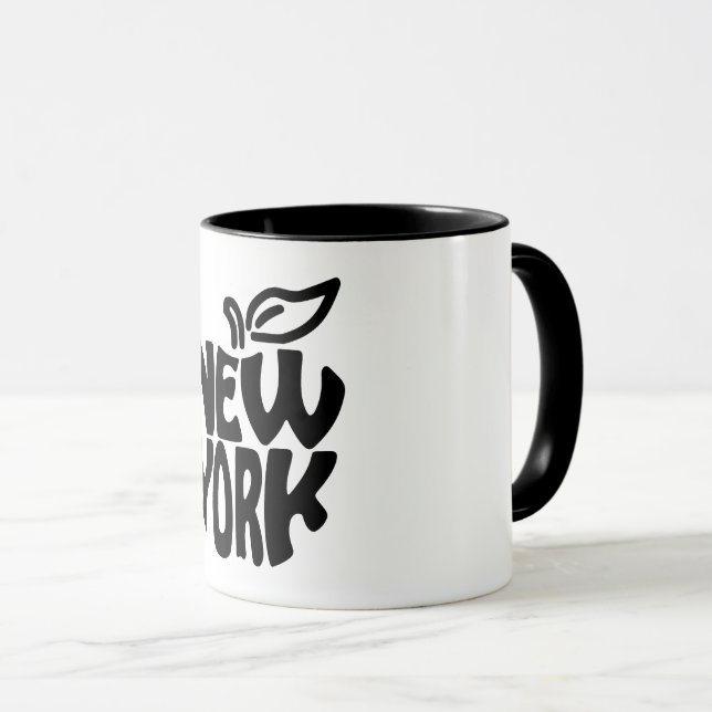 New York Apple Tasse (VorderseiteRechts)