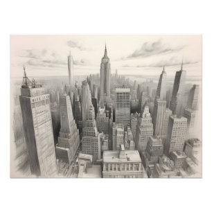 New York Aqucolor Art Fotodruck