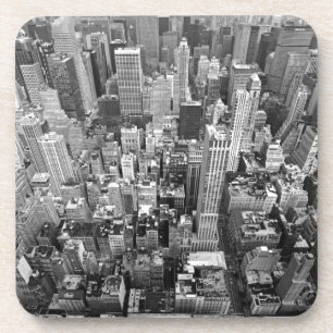 New York aus der Vogelperspektive Untersetzer