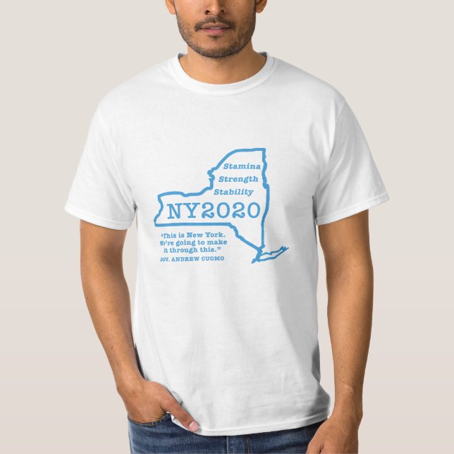 New York: Ausdauer, Festigkeit, Stabilität T-Shirt (Vorderseite)