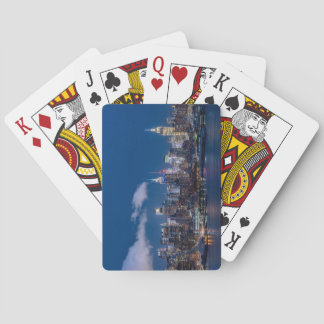 New York aux cartes de jeu de nuit