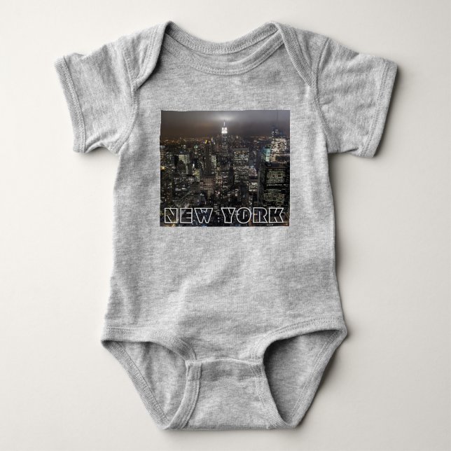 New York Baby Strampler New York Souvenir Baby Ges (Vorderseite)