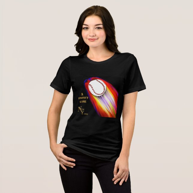 NEW YORK BASEBALL Tri-Blend SHIRT (Vorderseite voll)