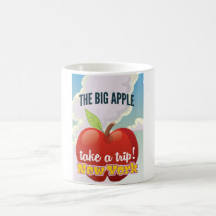 New York Big Apple Reiseplakat Kaffeetasse