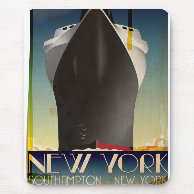New York bis Southampton Mousepad (Vorne)