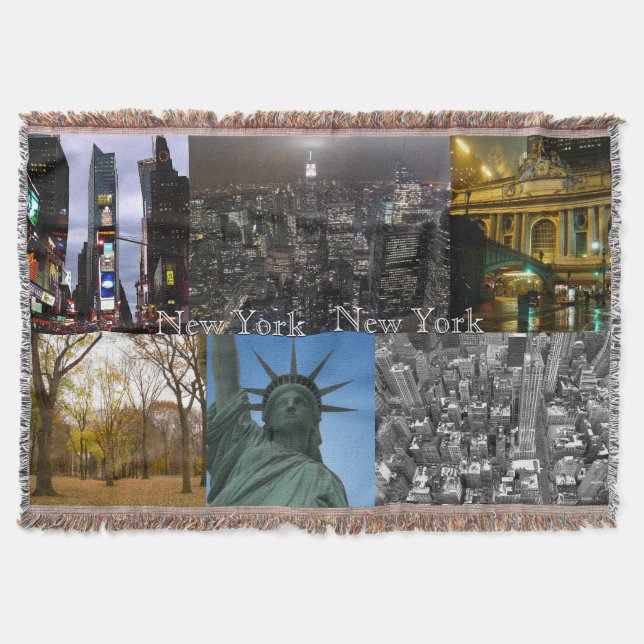 New York Blanket New York Sehenswürdigkeit Souveni Decke (Vorderseite)