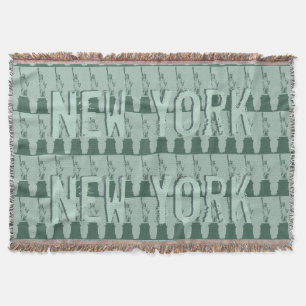 New York Blanket NYC Statue of Liberty Blanket Decke