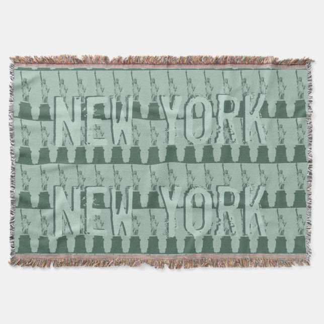 New York Blanket NYC Statue of Liberty Blanket Decke (Vorderseite)