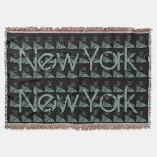 New York Blanket NYC Statue of Liberty Blanket Decke