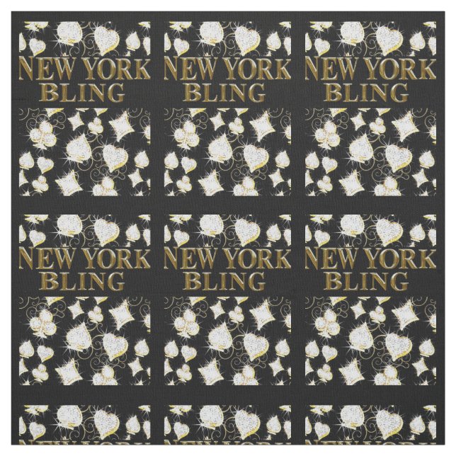 NEW YORK BLING STOFF (Muster)
