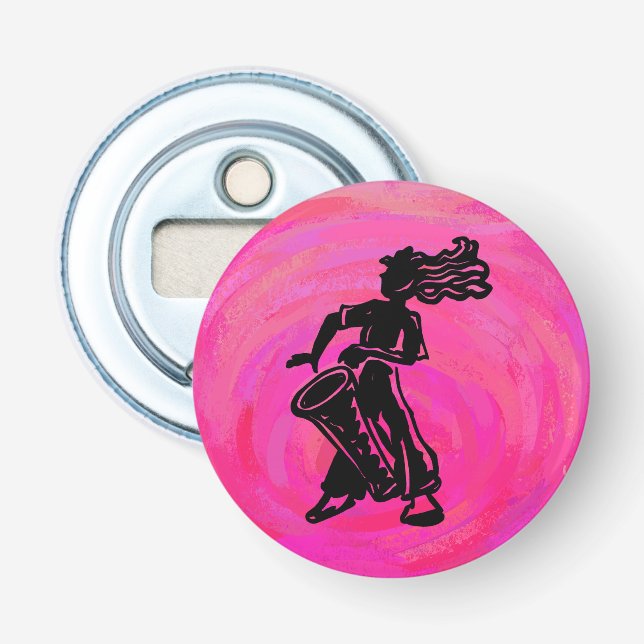New York Boogie Nights Drum Hot Pink Flaschenöffner (Vorderseite)
