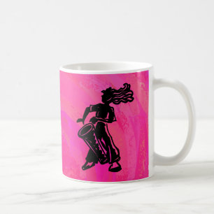 New York Boogie Nights Drum Hot Pink Kaffeetasse